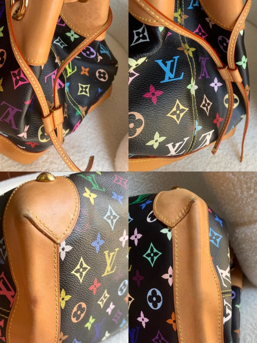 Louis Vuitton x Takashi Murakami Ursula Black multicolor